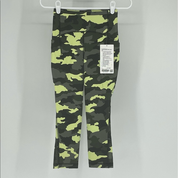LULULEMON NWT SWIFT SPEED HIGH RISE CROP 21” LEGGINGS 0 2 12 14 HERITAGE Camo - Picture 6 of 11